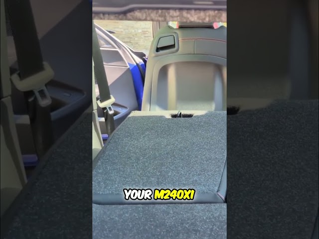 BMW M240xi: HUGE Trunk Space & Versatile Rear Seats! #shorts