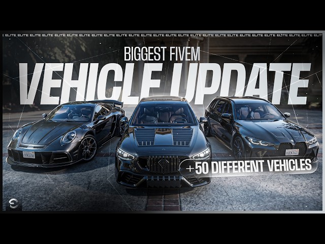 NEW BIGGEST FIVEM LORE-FRIENDLY VEHICLE UPDATE (PART. ONE)