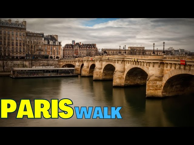 An Evening Walk Along the Seine, Paris - France