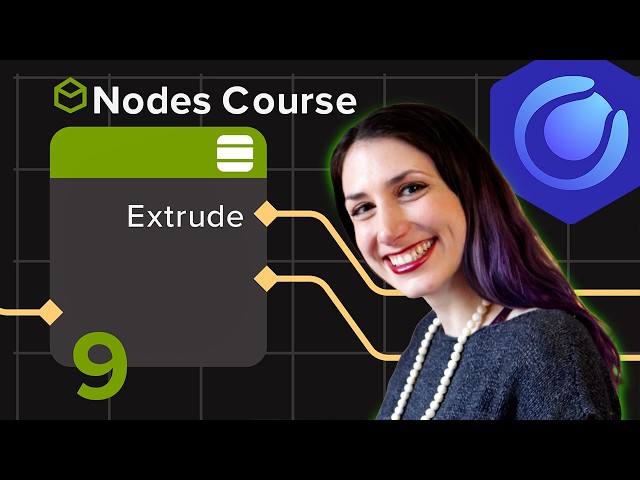 Extrude Node in Cinema 4D Nodes Course Part 9