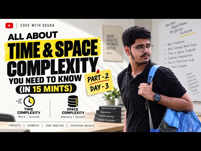 All about Time & Space Complexity you need to know (In 15 mints) Day-2