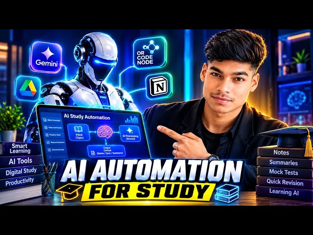 I Built an AI That Makes Your Study Plan Automatically 🤯 | n8n + Gemini