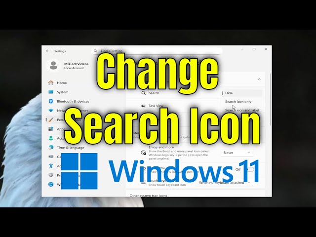 Change Search Icon to Search Bar in Windows 11 Taskbar [Tutorial]