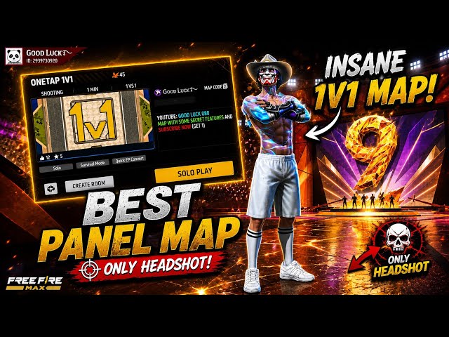 Craftland 1v1 Panel Custom - Password          #freefire #craftland #viralvideo #freefiremax #foryou