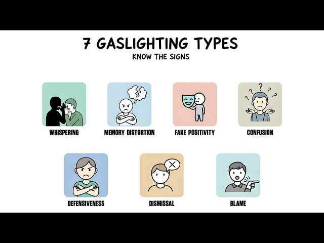 7 Types of Gaslighting Explained in 6 Minutes (What to Say Back)