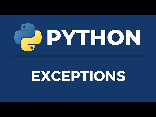 Python Programming Fundamentals | Python Exceptions