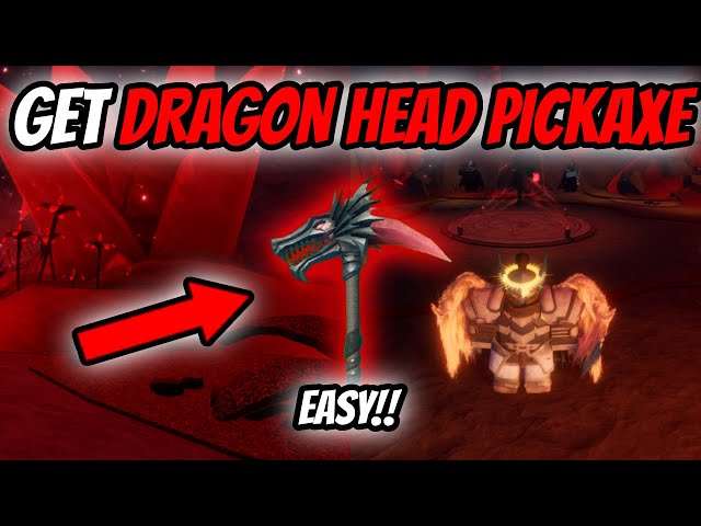 How to Get Dragon Head Pickaxe in The Forge – Full Guide! (Crimson Cavern Update)