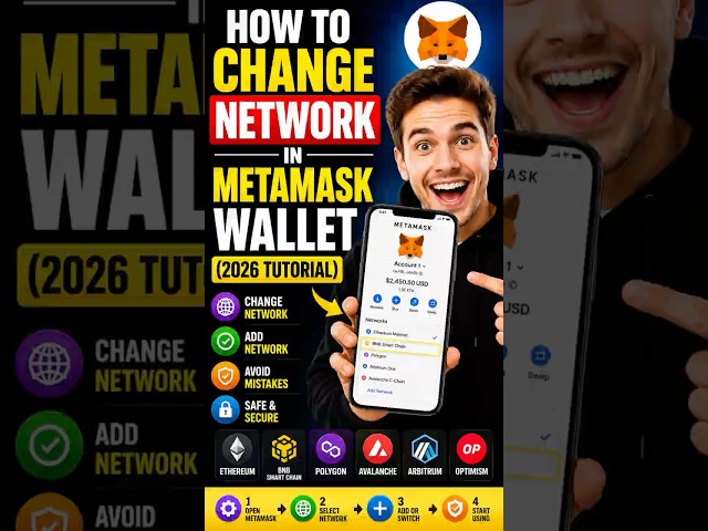 How To Change Network In MetaMask Wallet (2026 Tutorial)