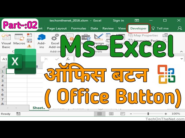 Office Button || Advance Excel Course || Part 02 || #zintinstitute #education