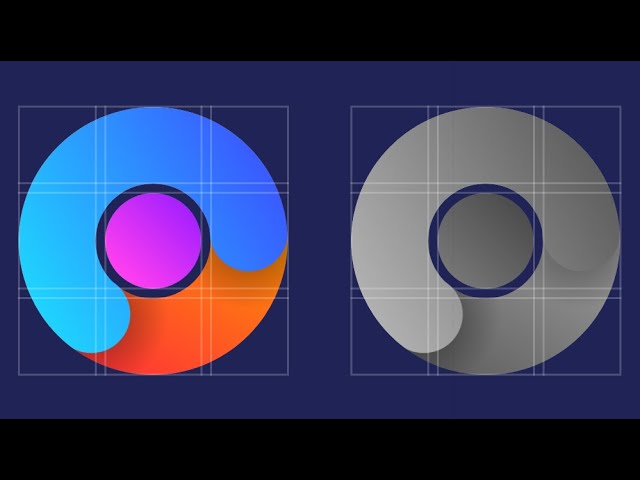 Pure CSS 1 element gradient icons
