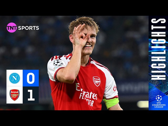 Odegaard Rocket Silences The Maradona 🚀 | Napoli 0-1 Arsenal | UEFA Champions League Highlights