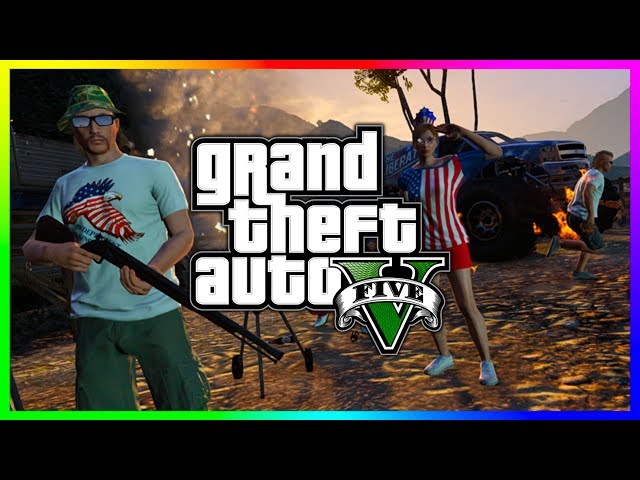 GTA 5 "Independence Day DLC" Overview - Liberator Monster Truck, Fireworks & More! (GTA V)