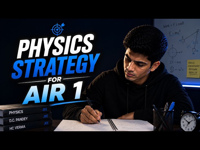 How to ACTUALLY study Physics like a JEE Topper (by AIR 1)