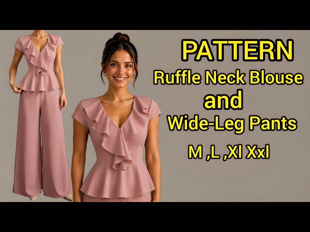 How to Draft a Pattern for This Unique Design? ✂️ Step-by-Step Pattern Making Tutorial for Beginners