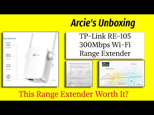 UB37: TP-Link N300 WiFi Extender(RE105)