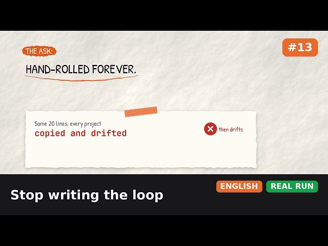 #13 · Agent Harness & Tool Runner – Stop Writing the Loop | Agentic AI Course