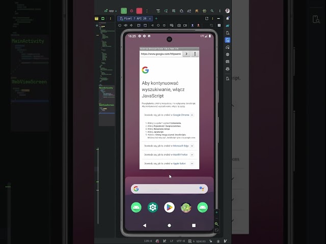 Android webview - setup