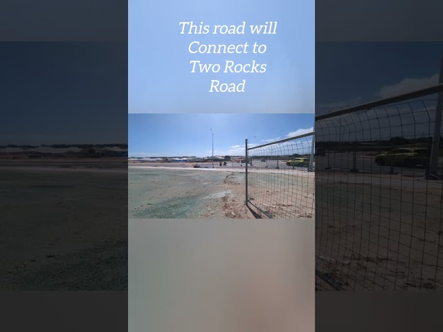 Road update on Templetonia BLVD #tworocks road will connect directly to the #trainstation & #marmion