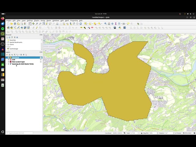 02 - !! CustomRequest !! - QGIS - Create recangle surrounding around polygons