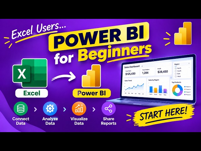 Power BI for Beginners: What Is Power BI? | Excel vs Power BI