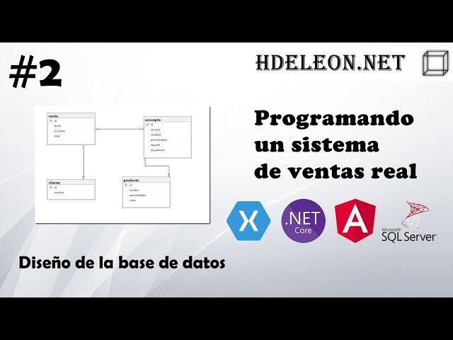 #2 Programando un sistema de ventas real | Diseño de la base de datos