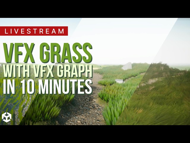 VFX Grass with VFX Graph in 10 Minutes/1 Hour/1 Day | Clocked