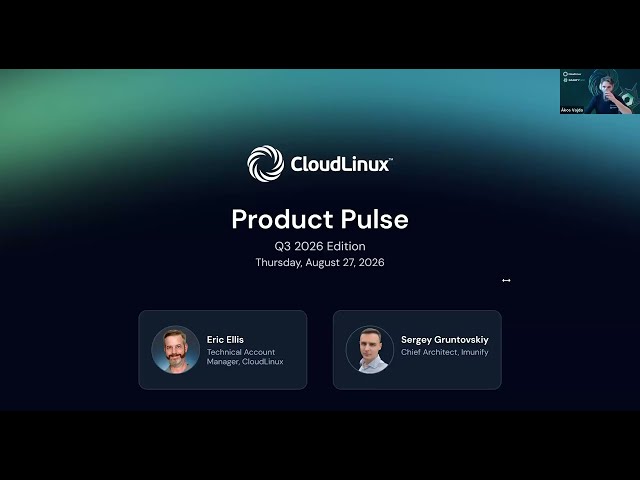 CloudLinux Product Pulse Q3 2026: AI on Both Sides of Server Security