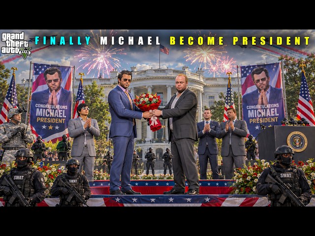 GTA 5: FINALLY MICHAEL BECOMES PRESIDENT OF LOS SANTOS || BB GAMING