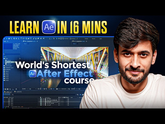 Learn After Effects in 16 Minutes | Complete Tutorial