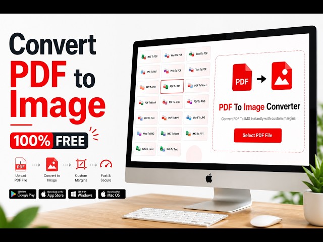 How to Convert PDF to Image Online in Seconds | 100% FREE (2026 Tutorial)