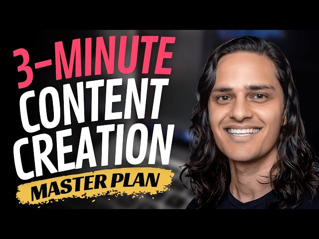 3 Minutes That Will Change The Way You Create Content FOREVER