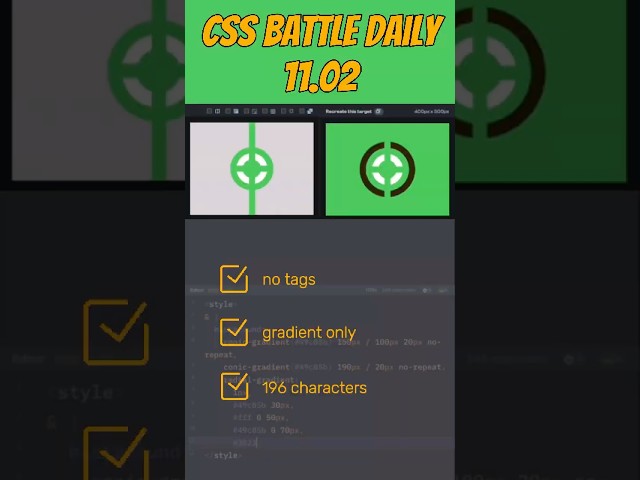 🍭The Power of Multiple Gradients in CSS Battle