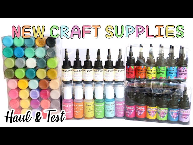Resin Craft Supplies Haul & Test