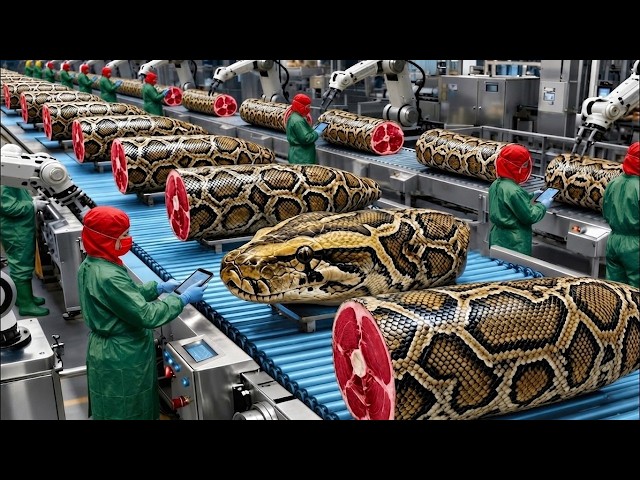Inside the Python Leather Factory | From Snake Farm to Luxury Bags & Wallets