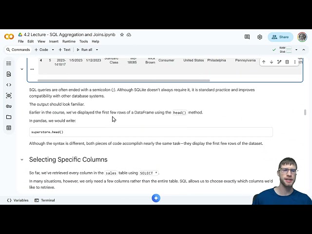 4.2 - SQL Querying and Data Summarization
