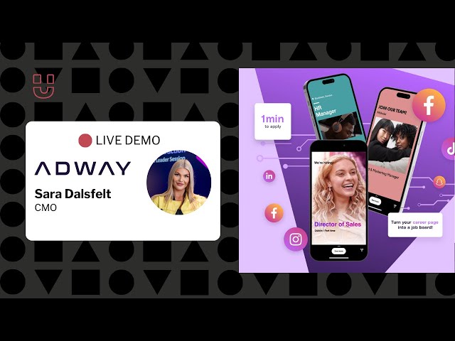 Adway Demo (Talent Attraction at its finest)