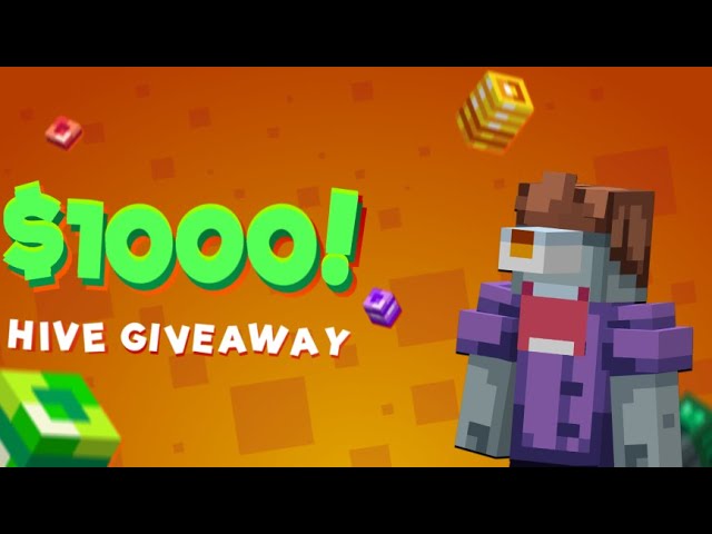 |$1,000 HIVE Giveaway (CLOSED)| Minecraft