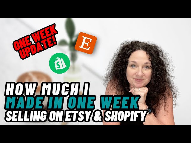 I LAUNCHED AN ETSY STORE! My Results After ONE WEEK | Build A Six Figure Etsy Store In 2023