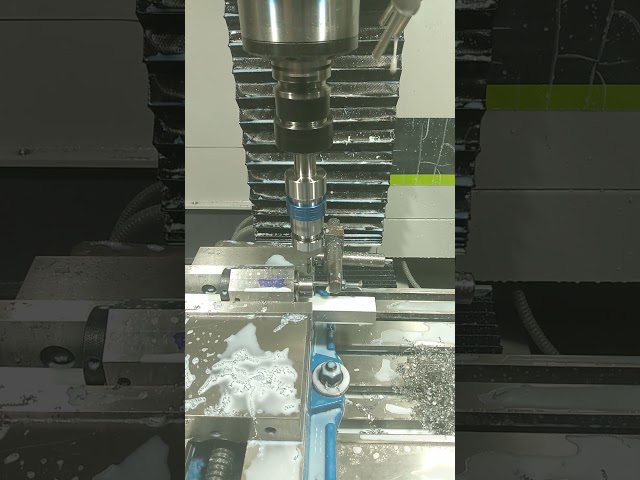 Power tapping is magic... #cncmill #cncmachine