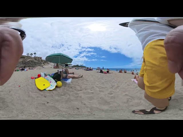 🌊 Deep Blue Waters & Golden Sands at Barceloneta! 🇪🇸 | 8K VR 360° Walk Tour 2026