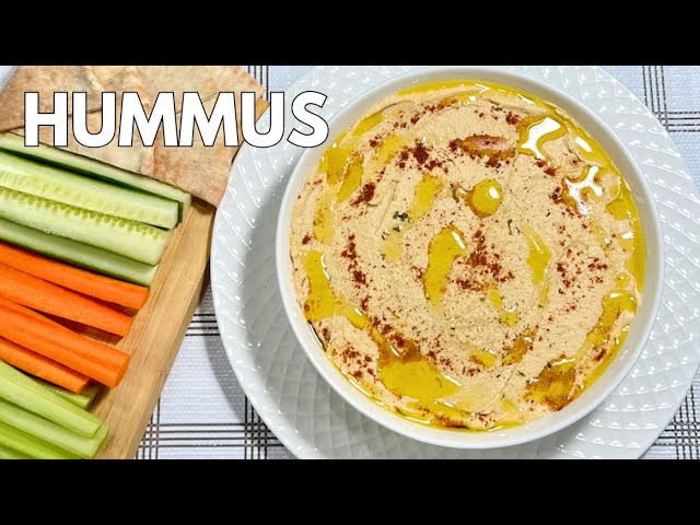 The best Hummus recipe in 5 Minutes