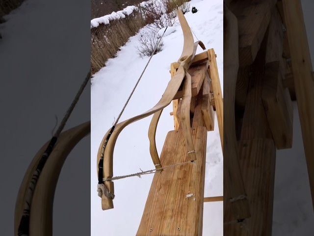 The Craziest Bow You Ever Seen 🏹💀#archery #bowandarrow #vikings