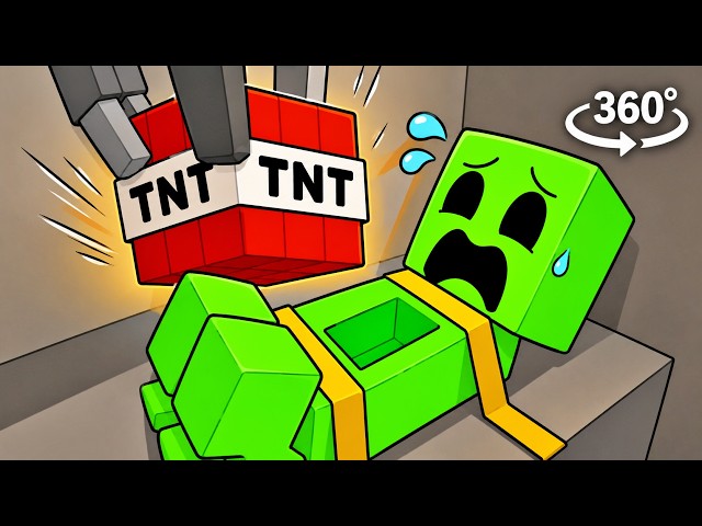 360° CREEPER ORIGIN STORY! VR