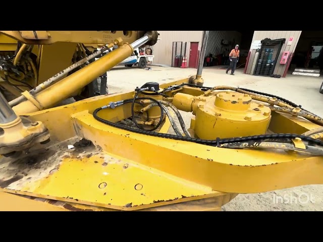 CAT H grader with Topcon MC Max auto machine control 
