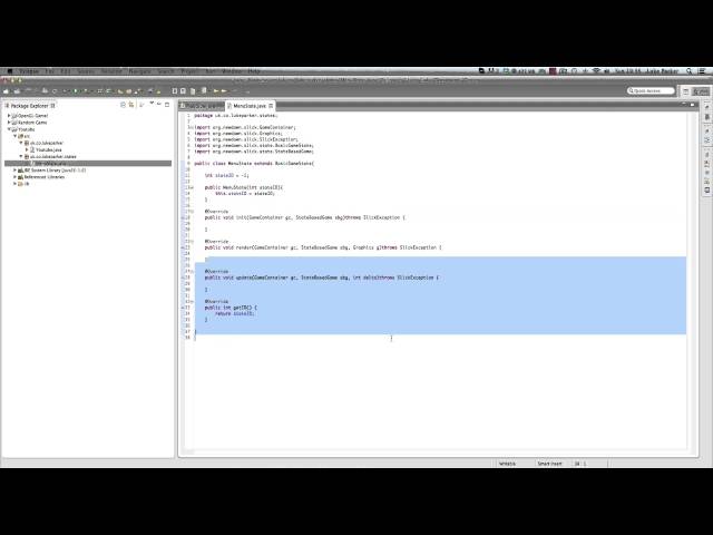 Slick2D Tutorial 3 - Basic Rendering