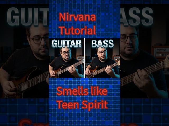Smells Like Teen Spirit Intro Tutorial shorts
