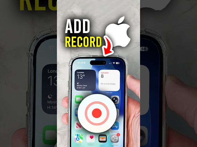How To Add Screen Record On iPhone - Step By Step