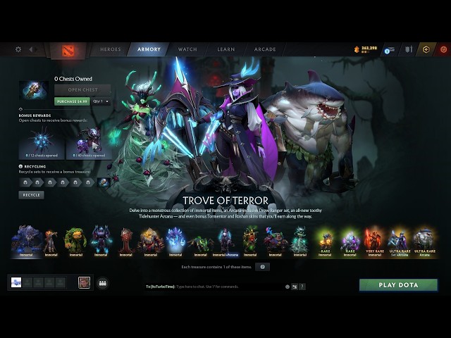 NEW CHEST ALERT - DoTA 2 - TROVE OF TERROR