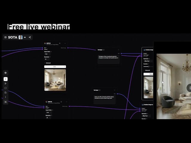 🚀 Free Live Webinar 2.0_Custom Furniture integration + Camera multi-views with SOTA
